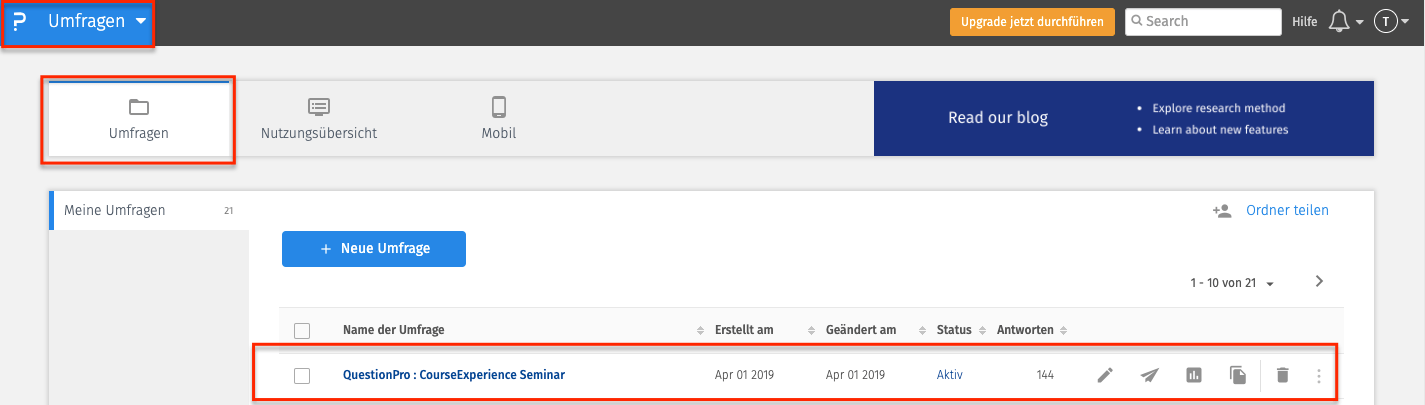 Mehrsprachige Online Umfrage erstellen