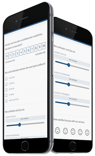 Offline mobile Umfragen erstellen und automatische Fragebogenanpassung