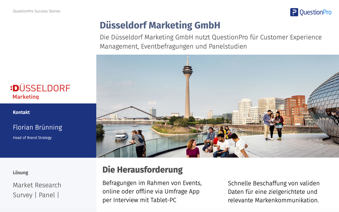 DUESSELDORF MARKETING CUSTOMER EXPERIENCE REFERENZ